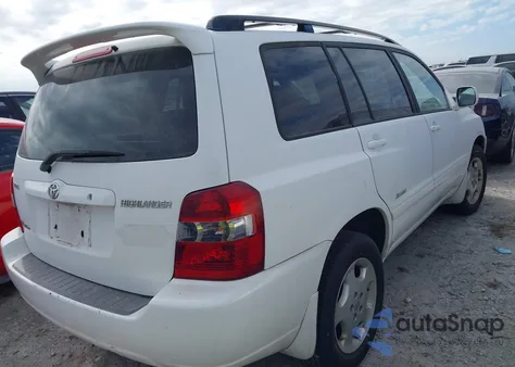 2007 Toyota Highlander Limited V6 из США, поврежденный, VIN JTEEP21AX70223124